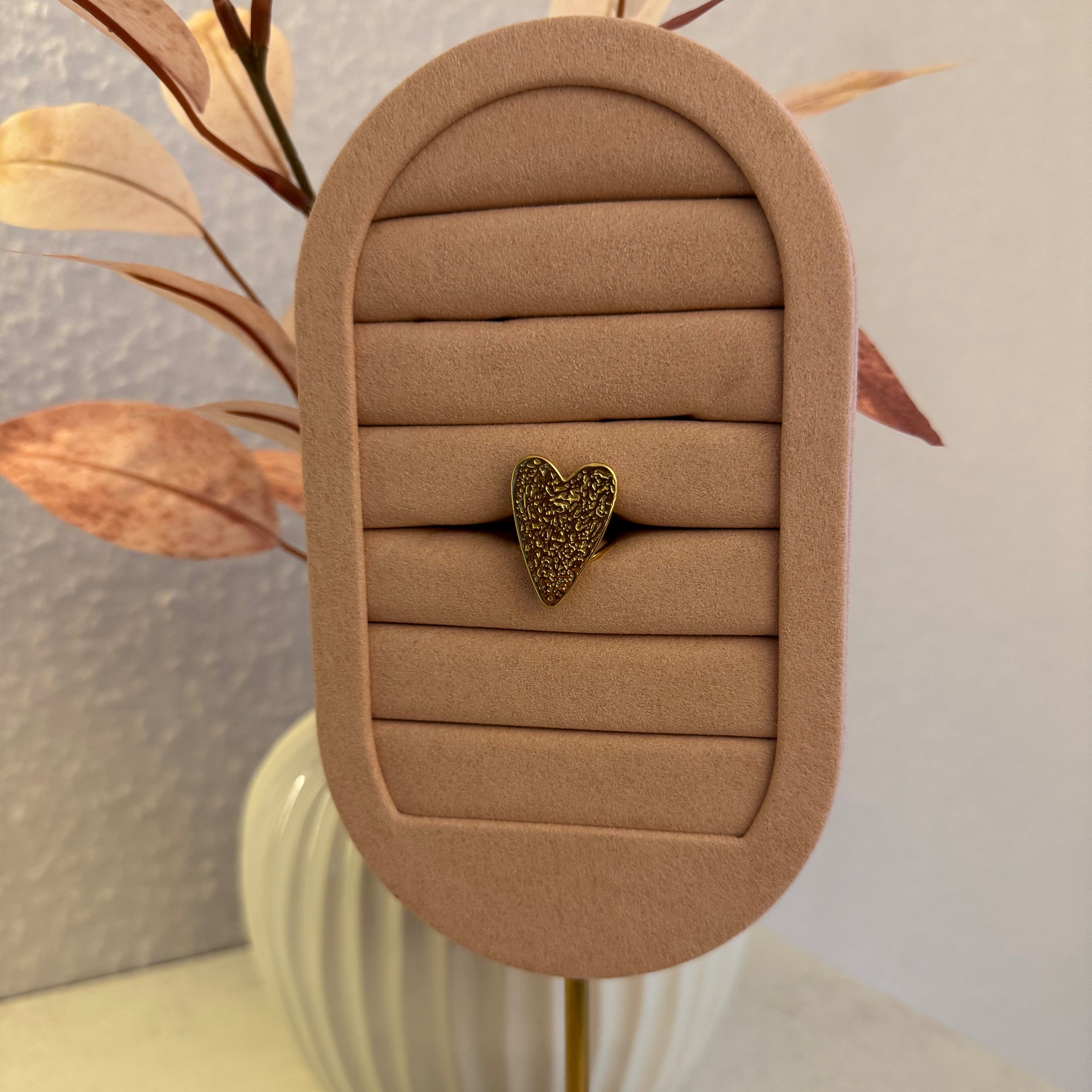 Golden Heart Ring