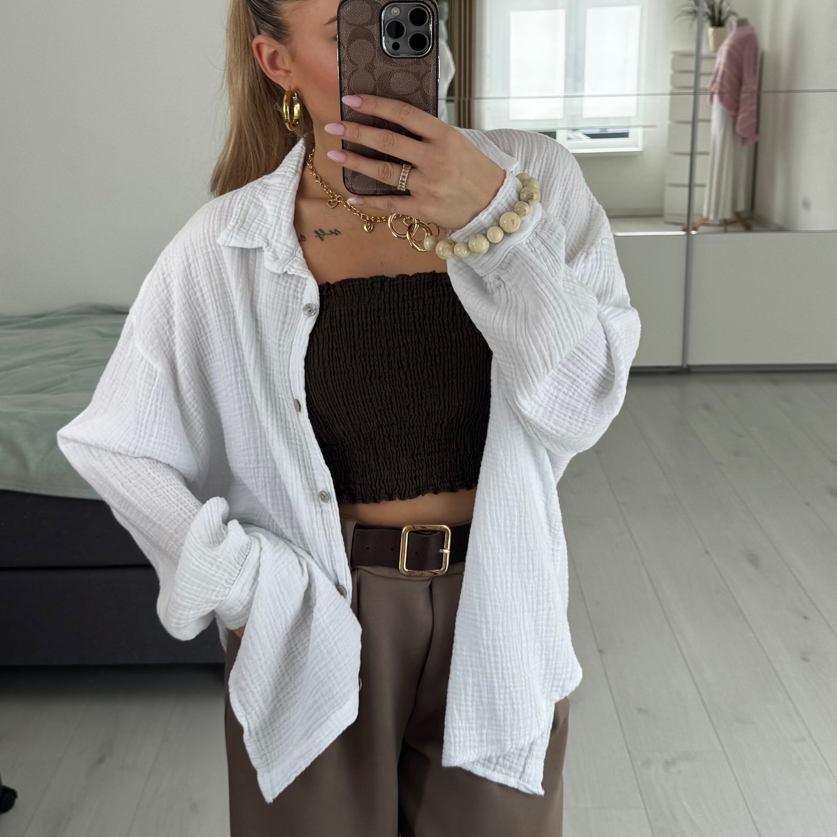 Bluse Lina - weiß