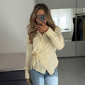 Bluse Elena - butter yellow