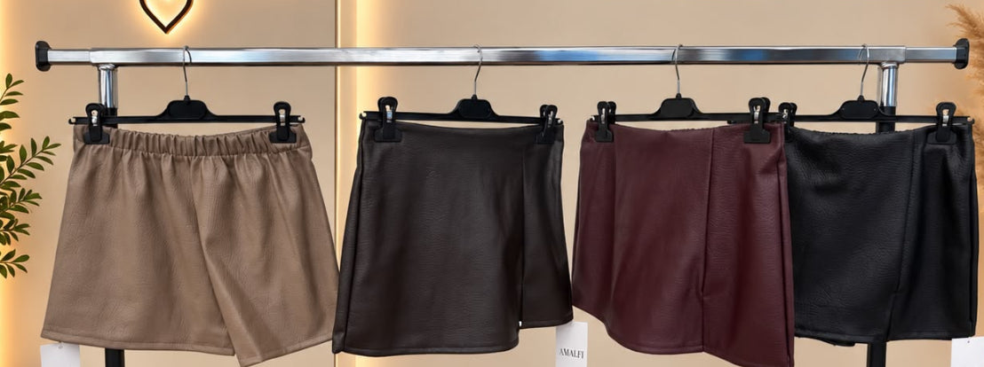 Leder Hosenrock Mara