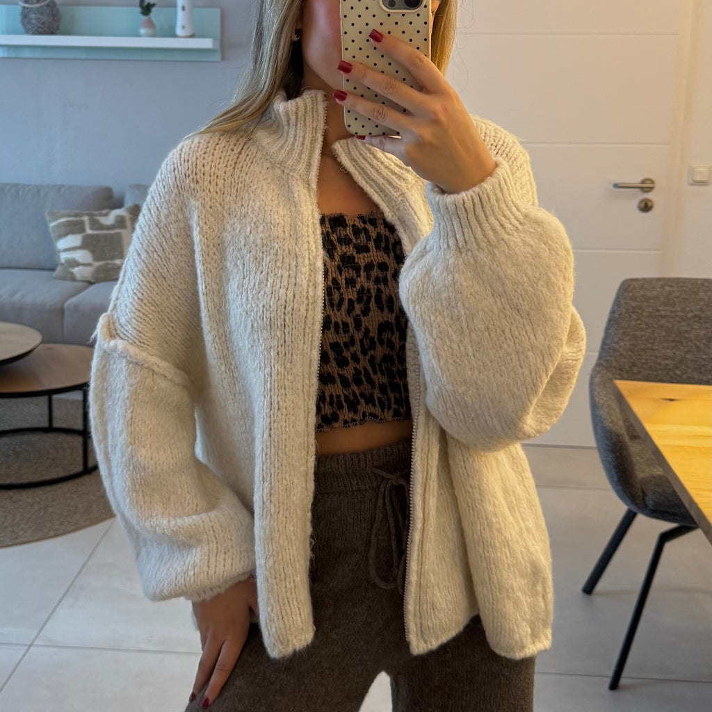Zipper Cardi