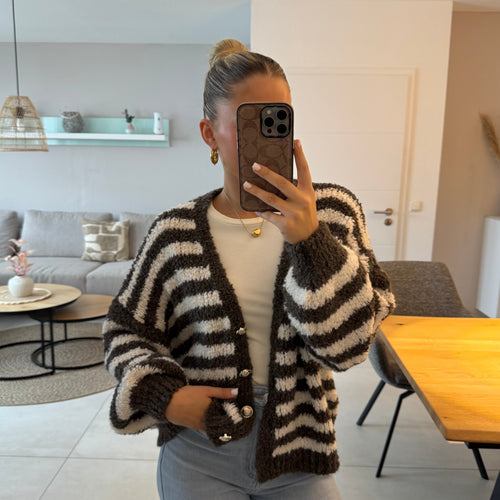 Cardigan Boucle