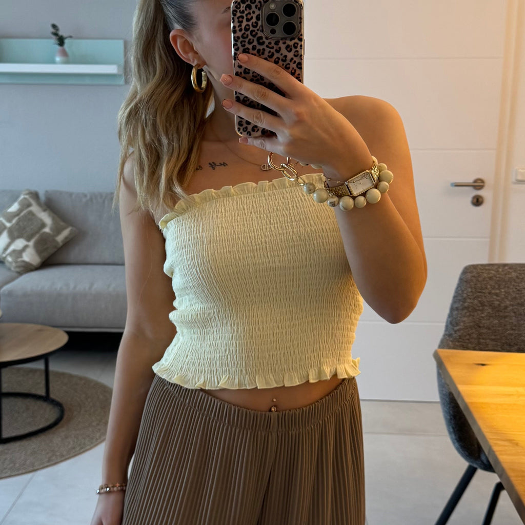Top Sabrina - Unifarben