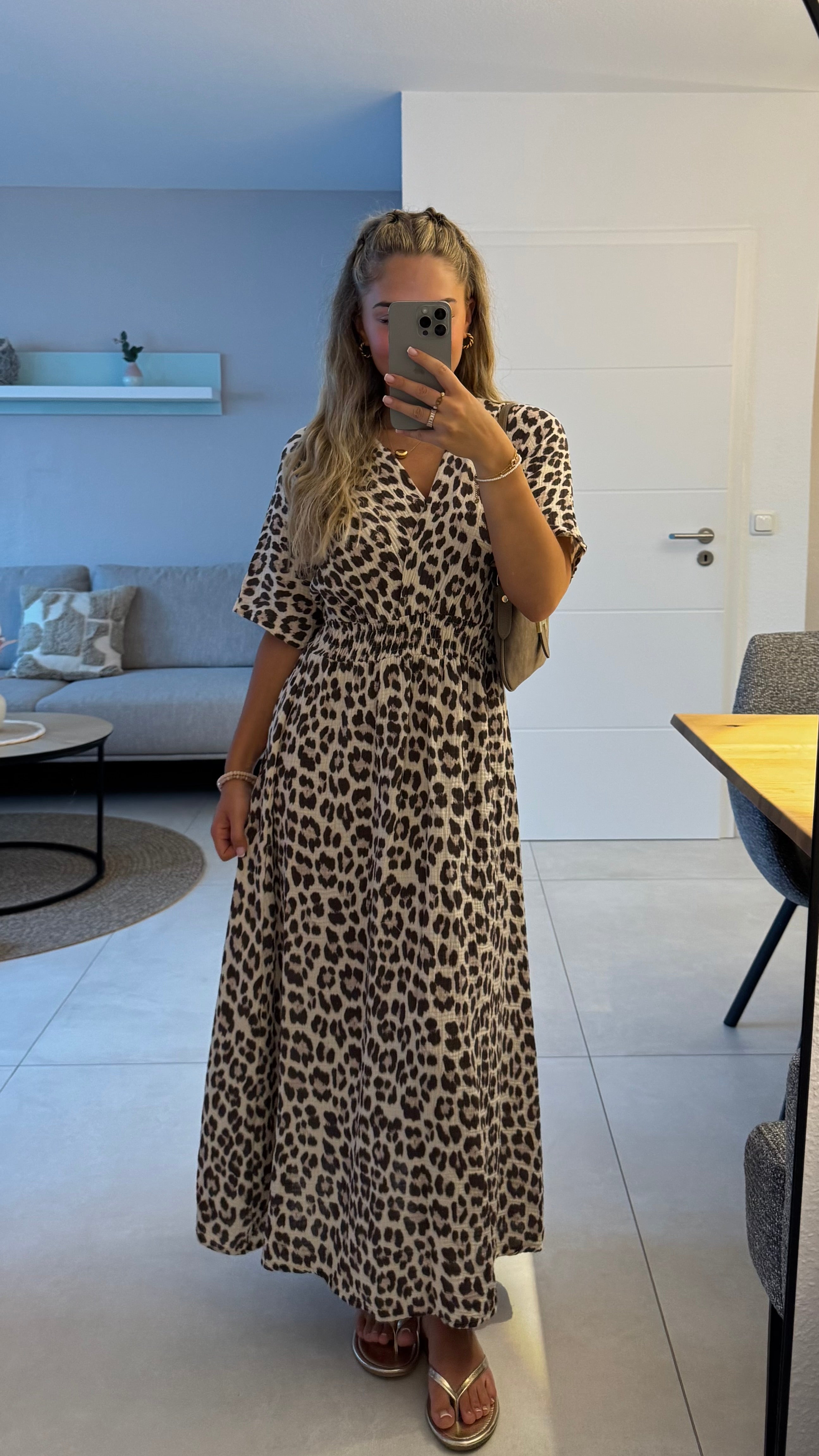 Kleid Elisa - leofarben