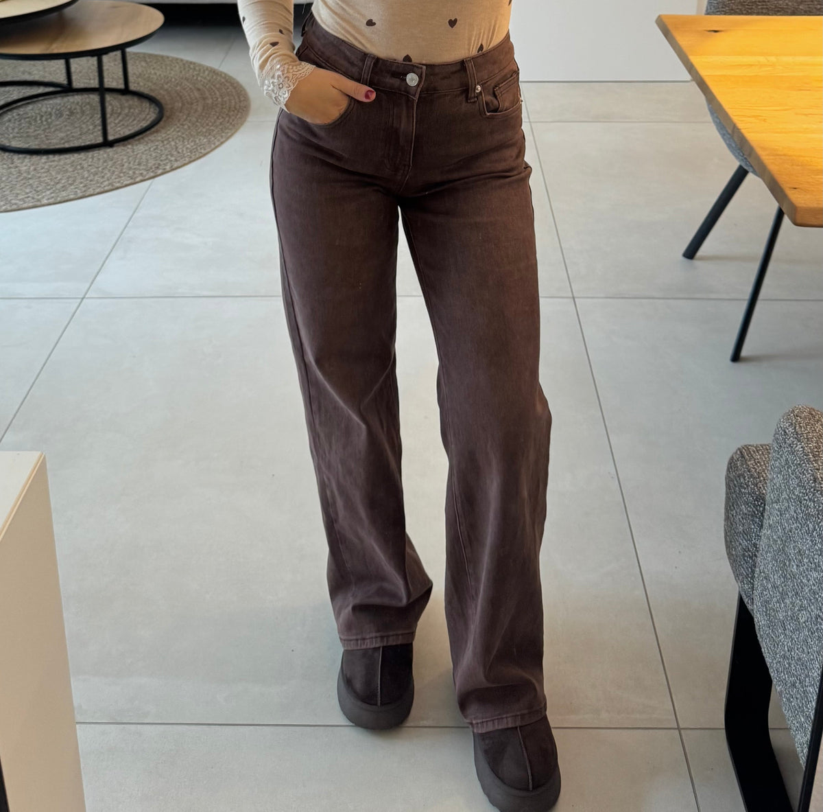 Jeans braun