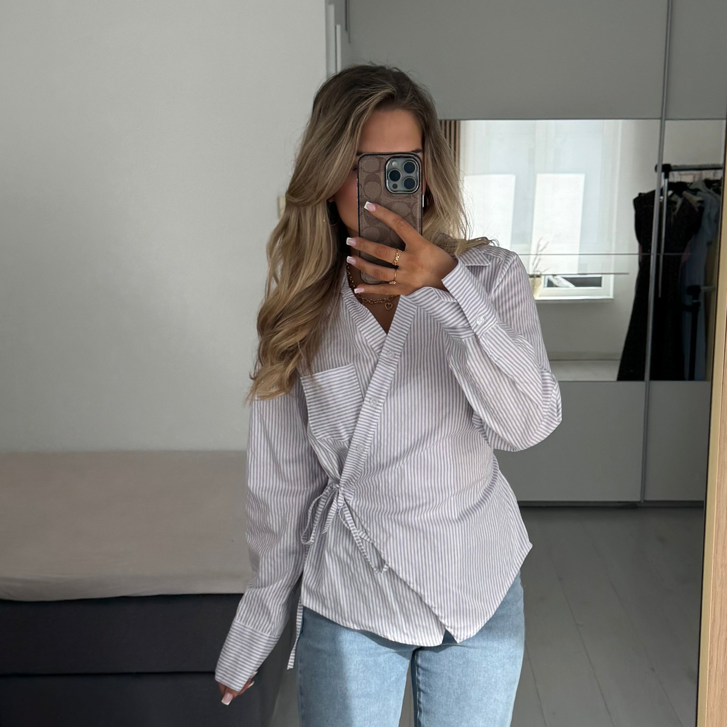 Bluse Elena - flieder