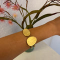 Goldenes Statement Armreif