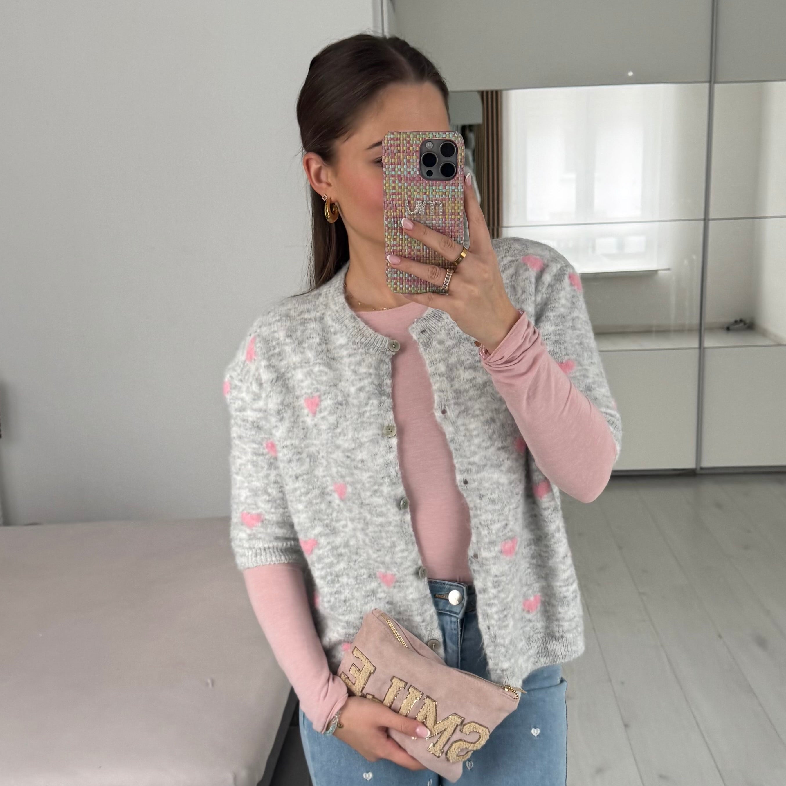 Cardigan Leonie - grau